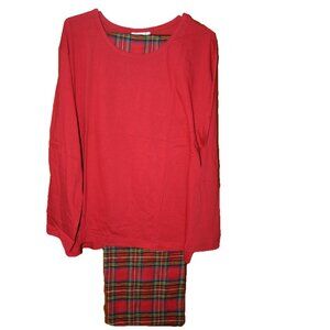 Women's Plus Size PJS Long Sleeve Top Lounge Pants Pajamas 3X